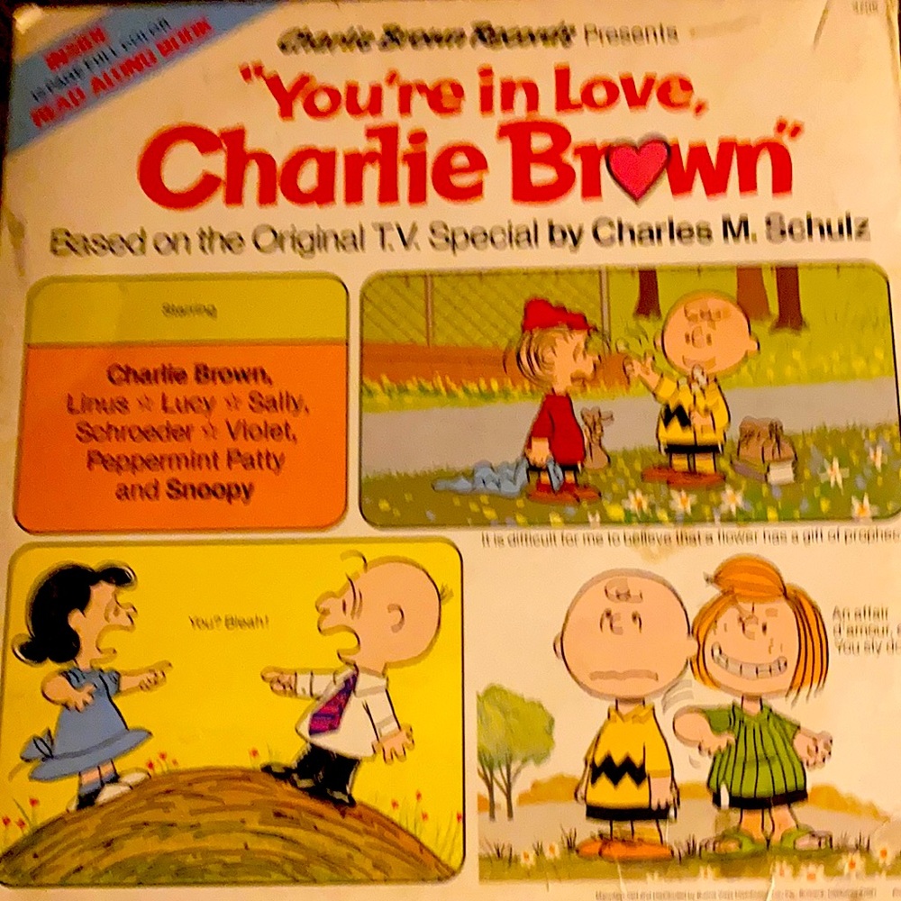 Peanuts Charlie Brown records original 1975
